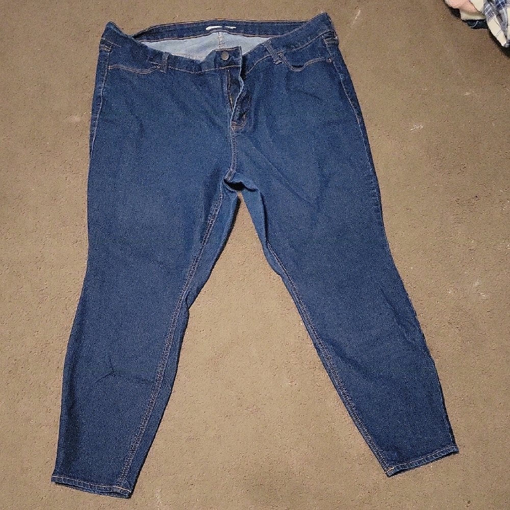 Old Navy Dark Blue Super Skinny Jeans